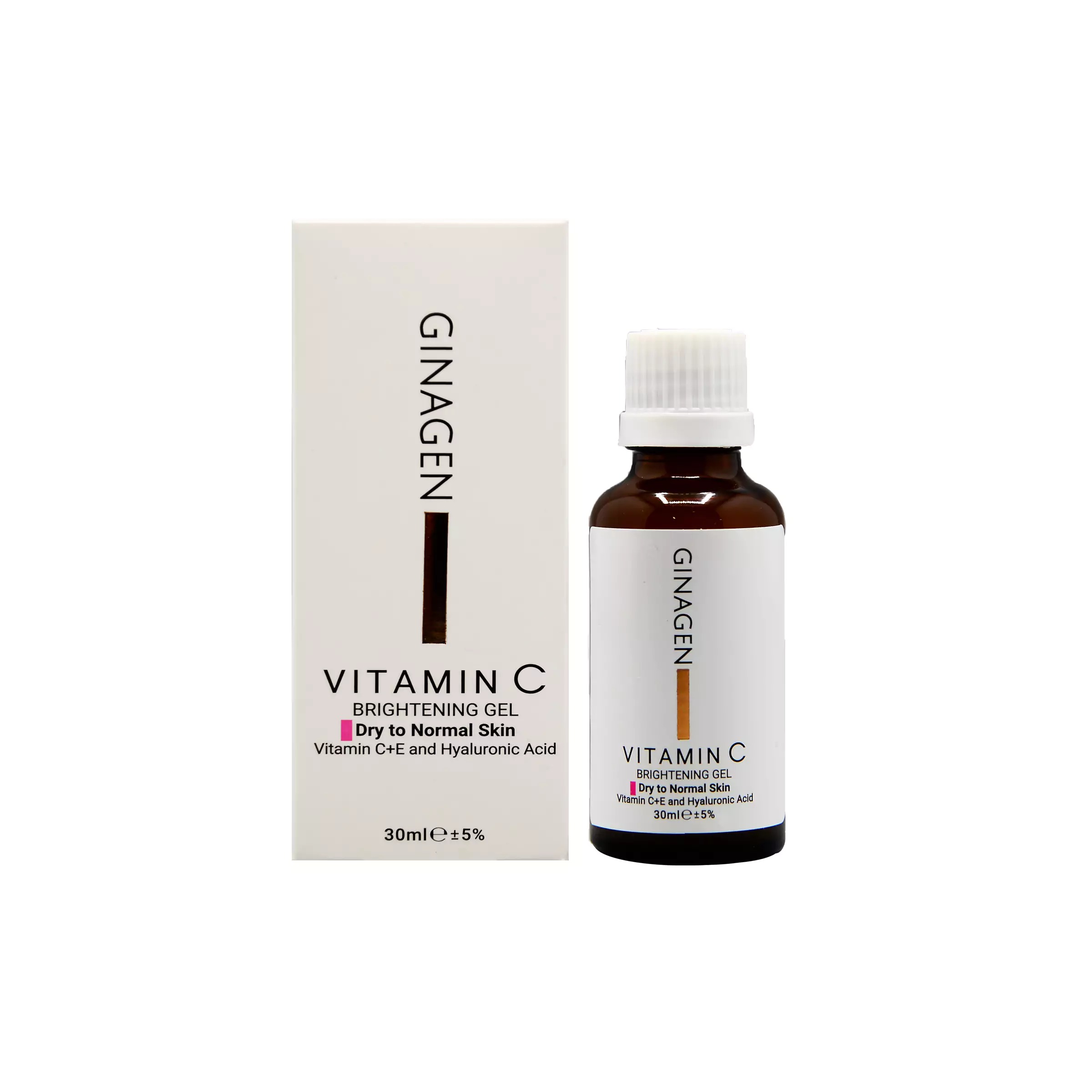 ژل سرم ویتامین سی مناسب پوست خشک و نرمال ژیناژن