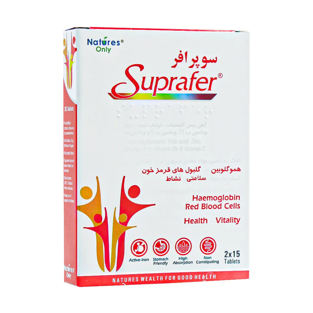 قرص سوپرافر نیچرز اونلی 30 عدد